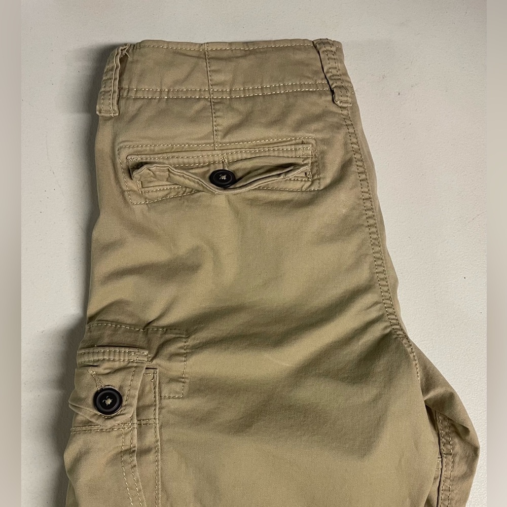 Aeropostale Kids Casual Cargo shorts- Khaki - Picture 7 of 8